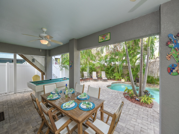 6 Bedroom No Roads to Cross to Beach Anna Maria Rental